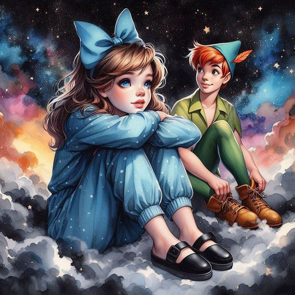 Diamond Painting - Full Round - Peter Pan (40*40CM)