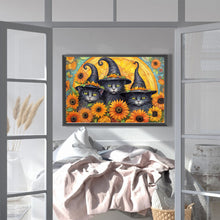 Load image into Gallery viewer, Diamond Painting - Full Round - Sunflower magic hat (40*60CM)
