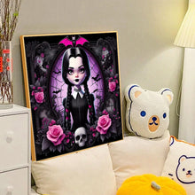 Load image into Gallery viewer, Diamond Painting - Full Round - Halloween Dark Girl (40*40CM)
