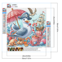 Load image into Gallery viewer, Diamond Painting - Full Round - Sea pigeons (30*30CM)
