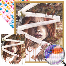 Load image into Gallery viewer, AB Diamond Painting - Full Round - Mysterious girl (40*50CM)
