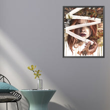 Load image into Gallery viewer, AB Diamond Painting - Full Round - Mysterious girl (40*50CM)
