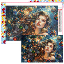 Load image into Gallery viewer, Diamond Painting - Full Square - Christmas ball girl (60*40CM)
