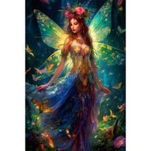 Load image into Gallery viewer, Diamond Painting - Full Square - Butterfly fairy (40*60CM)
