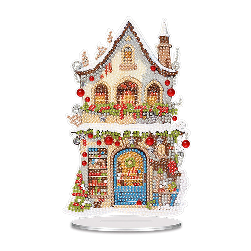 Acrylic Perfume Cottage Car 5D DIY Diamond Art Tabletop Decorations for Beginner
