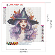 Load image into Gallery viewer, Diamond Painting - Full Round - Magic girl (30*30CM)
