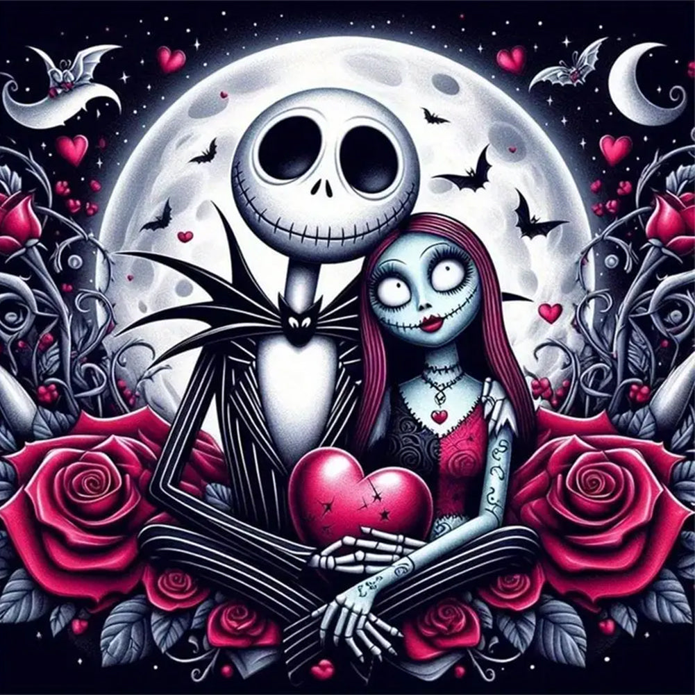 Diamond Painting - Full Round - Jack and Sally (40*40CM)