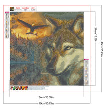Load image into Gallery viewer, Diamond Painting - Full Round - Wolf (40*40CM)
