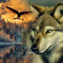 Load image into Gallery viewer, Diamond Painting - Full Round - Wolf (40*40CM)
