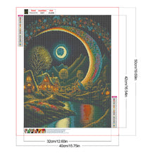 Load image into Gallery viewer, Diamond Painting - Full Round - Dreamlike moonlit night scenery (40*50CM)
