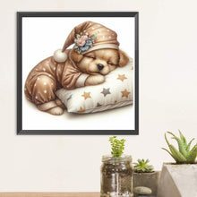 Load image into Gallery viewer, Diamond Painting - Full Round - Dream puppy (30*30CM)
