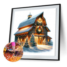 Load image into Gallery viewer, Diamond Painting - Full Round - Christmas cottage (30*30CM)
