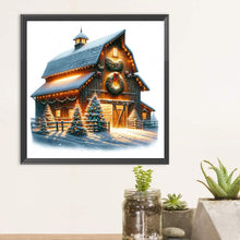 Load image into Gallery viewer, Diamond Painting - Full Round - Christmas cottage (30*30CM)
