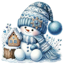 Load image into Gallery viewer, Diamond Painting - Full Round - Christmas snowman (30*30CM)
