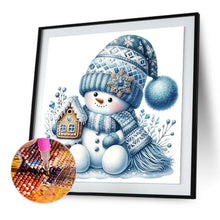 Load image into Gallery viewer, Diamond Painting - Full Round - Christmas snowman (30*30CM)
