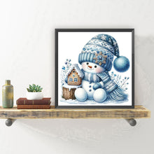 Load image into Gallery viewer, Diamond Painting - Full Round - Christmas snowman (30*30CM)
