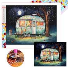 Load image into Gallery viewer, Diamond Painting - Full Square - Picnic car (40*30CM)
