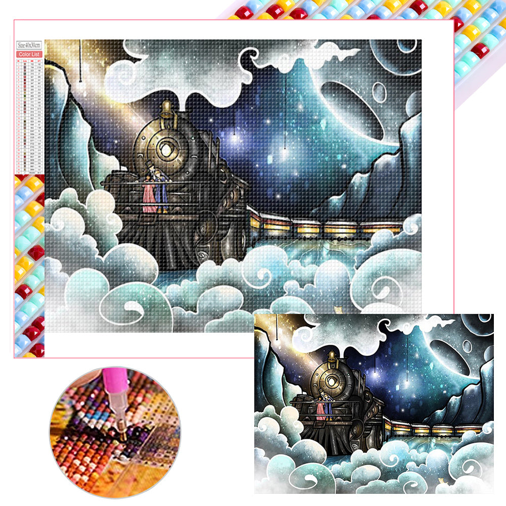 Diamond Painting - Full Square - Train (40*30CM)