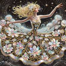 Load image into Gallery viewer, Diamond Painting - Partial Special Shaped - Dancing girl (30*30CM)
