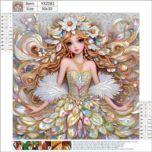 Load image into Gallery viewer, Diamond Painting - Partial Special Shaped - Dancing girl (30*30CM)
