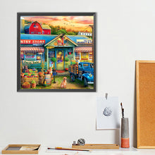 Load image into Gallery viewer, Diamond Painting - Full Round - Small town life (40*40CM)
