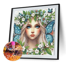 Load image into Gallery viewer, Diamond Painting - Partial Special Shaped - Elf girl (30*30CM)

