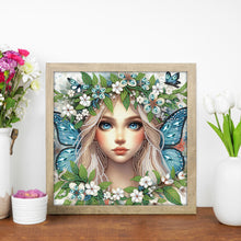 Load image into Gallery viewer, Diamond Painting - Partial Special Shaped - Elf girl (30*30CM)
