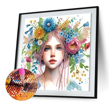 Load image into Gallery viewer, Diamond Painting - Partial Special Shaped - Elf girl (30*30CM)
