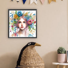 Load image into Gallery viewer, Diamond Painting - Partial Special Shaped - Elf girl (30*30CM)
