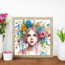 Load image into Gallery viewer, Diamond Painting - Partial Special Shaped - Elf girl (30*30CM)
