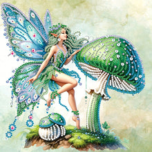 Load image into Gallery viewer, Diamond Painting - Partial Special Shaped - Elf girl (30*30CM)
