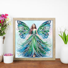 Load image into Gallery viewer, Diamond Painting - Partial Special Shaped - Elf girl (30*30CM)
