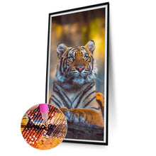 Load image into Gallery viewer, AB Diamond Painting - Full Round - Tiger photo (40*80CM)
