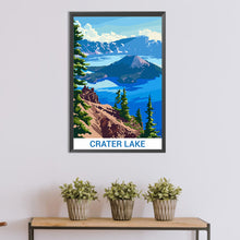 Load image into Gallery viewer, Diamond Painting - Full Round - Crater Lake (30*45CM)
