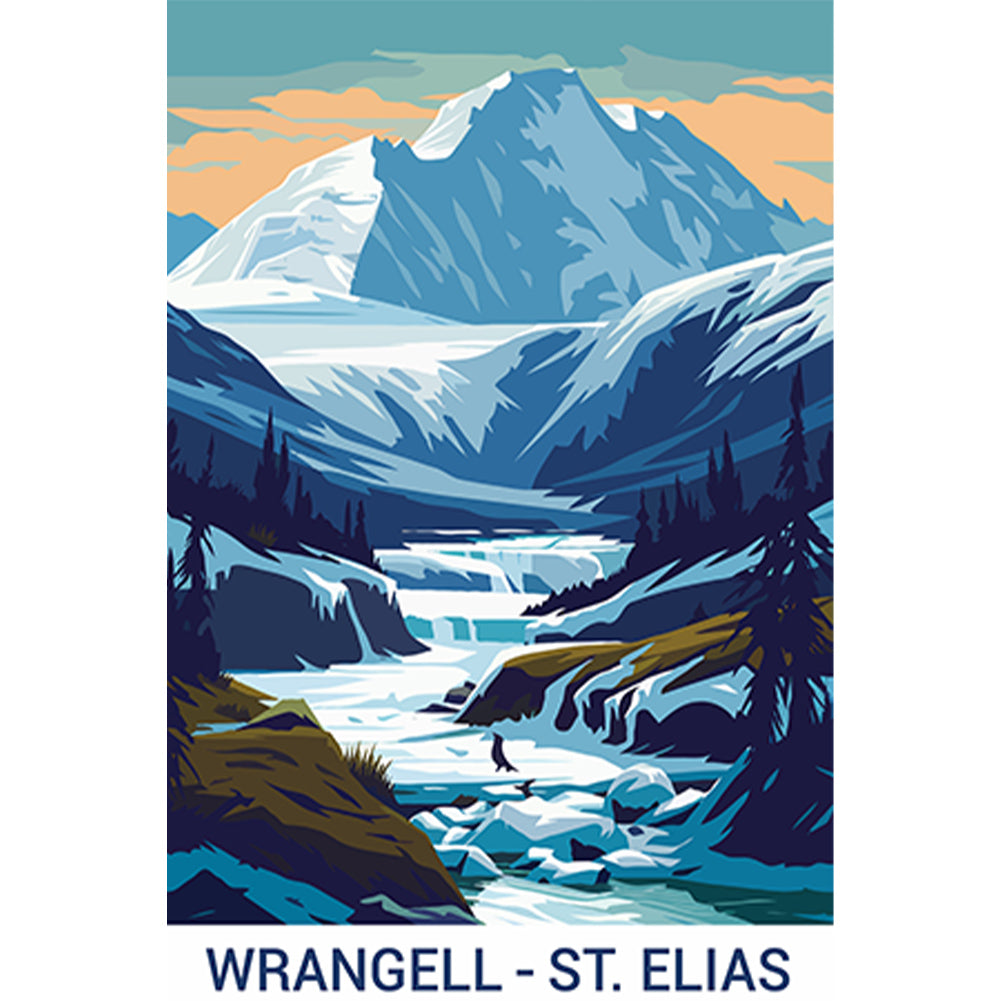 Diamond Painting - Full Round - Wrangell-St. Elias (30*45CM)