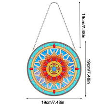 Load image into Gallery viewer, Suncatcher Mandala Diamond Painting Hanging Pendants for Kid Adults DIY Craft
