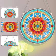 Load image into Gallery viewer, Suncatcher Mandala Diamond Painting Hanging Pendants for Kid Adults DIY Craft
