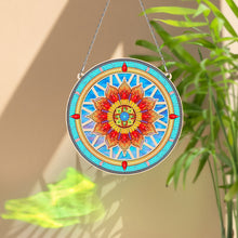 Load image into Gallery viewer, Suncatcher Mandala Diamond Painting Hanging Pendants for Kid Adults DIY Craft
