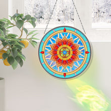 Load image into Gallery viewer, Suncatcher Mandala Diamond Painting Hanging Pendants for Kid Adults DIY Craft
