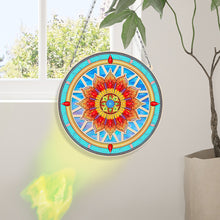 Load image into Gallery viewer, Suncatcher Mandala Diamond Painting Hanging Pendants for Kid Adults DIY Craft

