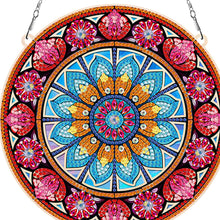Load image into Gallery viewer, Suncatcher Mandala Diamond Painting Hanging Pendants for Kid Adults DIY Craft
