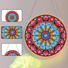 Load image into Gallery viewer, Suncatcher Mandala Diamond Painting Hanging Pendants for Kid Adults DIY Craft
