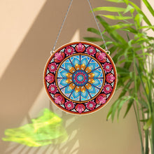 Load image into Gallery viewer, Suncatcher Mandala Diamond Painting Hanging Pendants for Kid Adults DIY Craft
