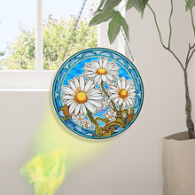 Load image into Gallery viewer, Suncatcher Daisy Diamond Painting Hanging Pendants for Kid Adults DIY Craft
