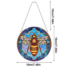 Load image into Gallery viewer, Suncatcher Bee Diamond Painting Hanging Pendants for Kid Adults DIY Craft
