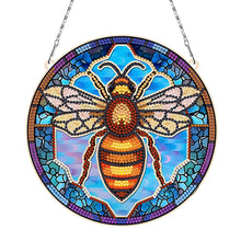 Load image into Gallery viewer, Suncatcher Bee Diamond Painting Hanging Pendants for Kid Adults DIY Craft
