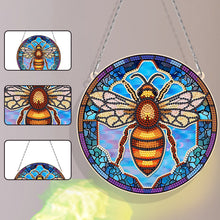 Load image into Gallery viewer, Suncatcher Bee Diamond Painting Hanging Pendants for Kid Adults DIY Craft

