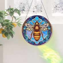 Load image into Gallery viewer, Suncatcher Bee Diamond Painting Hanging Pendants for Kid Adults DIY Craft
