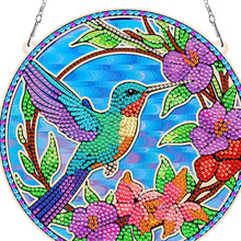 Load image into Gallery viewer, Suncatcher Hummingbird Diamond Painting Hanging Pendants for Kid DIY Craft
