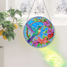 Load image into Gallery viewer, Suncatcher Hummingbird Diamond Painting Hanging Pendants for Kid DIY Craft
